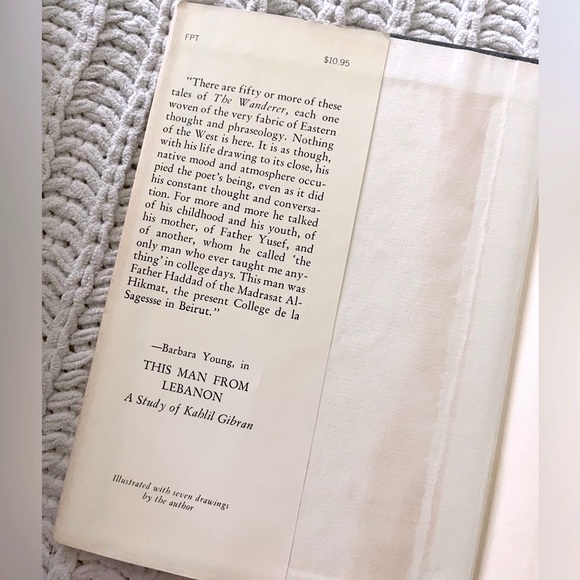 🌹RARE Kahlil Gibran’s “The Wanderer: His Parables and Sayings” 1983 Hardback🌹 - Picture 3 of 15
